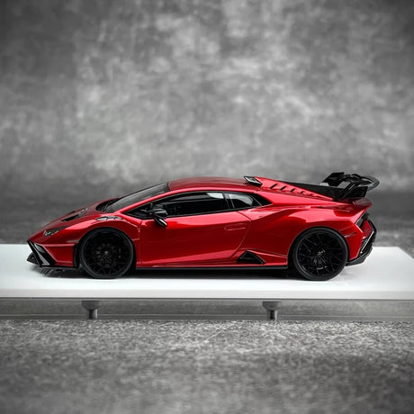 [Make Up] 1:43 Lamborghini 2021 Huracan STO Red Model Car Resin