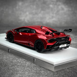 [Make Up] 1:43 Lamborghini 2021 Huracan STO Red Model Car Resin