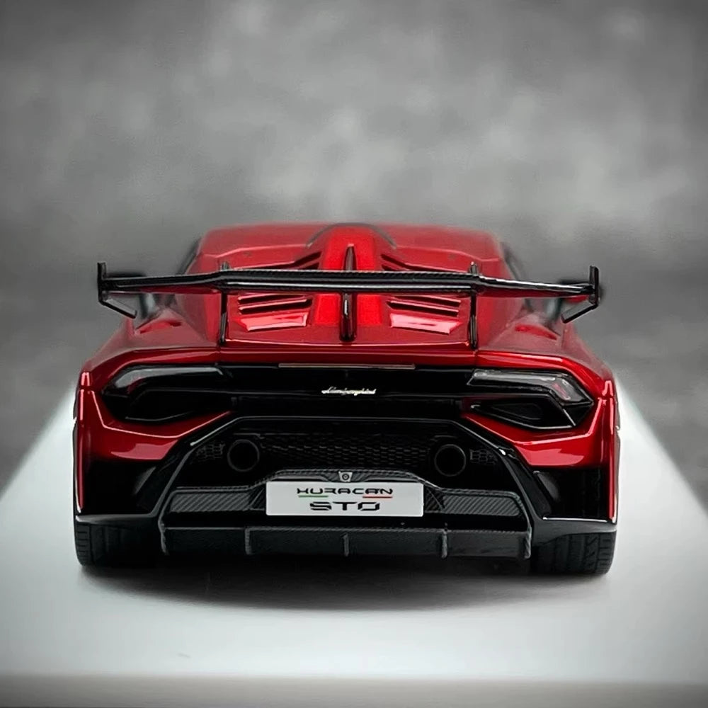 [Make Up] 1:43 Lamborghini 2021 Huracan STO Red Model Car Resin