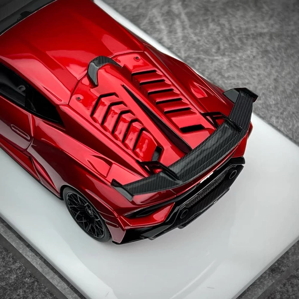 [Make Up] 1:43 Lamborghini 2021 Huracan STO Red Model Car Resin