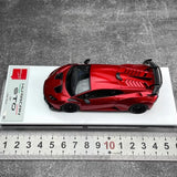 [Make Up] 1:43 Lamborghini 2021 Huracan STO Red Model Car Resin