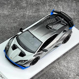 [Make Up] 1:43 Lamborghini 2021 Huracan STO zilver modelauto Hars