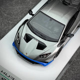 [Make Up] 1:43 Lamborghini 2021 Huracan STO zilver modelauto Hars