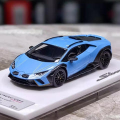 [Make Up] 1:43 Lamborghini 2023 Huracan Sterrato All-Terrain Blue Model Car Resin