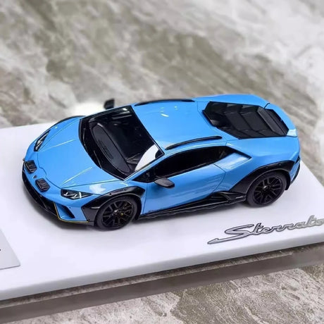 [Make Up] 1:43 Lamborghini 2023 Huracan Sterrato All-Terrain Blue Model Car Resin