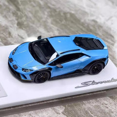 [Make Up] 1:43 Lamborghini 2023 Huracan Sterrato All-Terrain Blue Model Car Resin