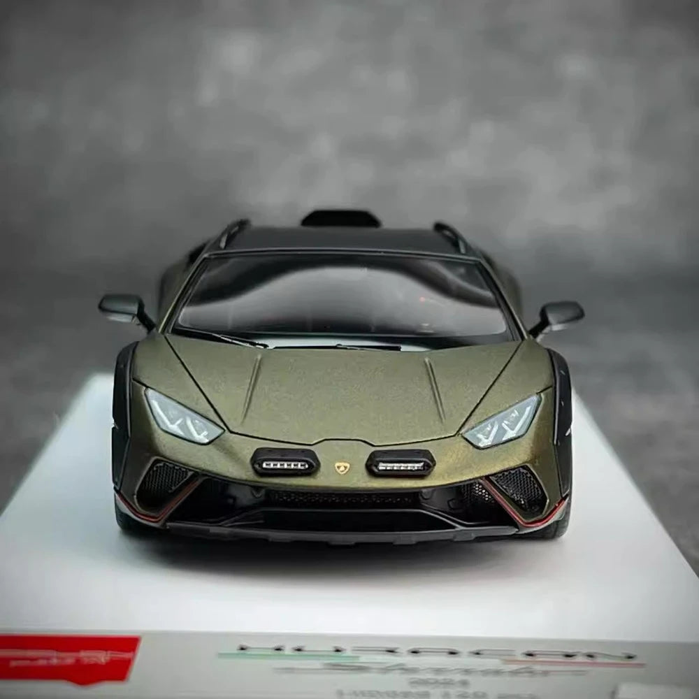 [Make Up] 1:43 Lamborghini 2024 Huracan Sterrato All-Terrain Green Model Car Resin