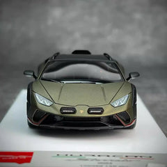 [Make Up] 1:43 Lamborghini 2024 Huracan Sterrato All-Terrain Green Model Car Resin