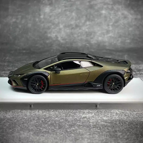[Make Up] 1:43 Lamborghini 2024 Huracan Sterrato All-Terrain Green Model Car Resin