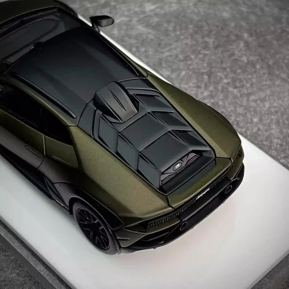[Make Up] 1:43 Lamborghini 2024 Huracan Sterrato All-Terrain Green Model Car Resin