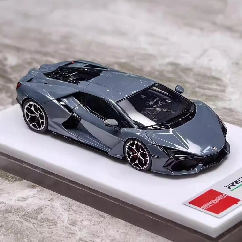 [Make Up] 1:43 Lamborghini 2024 Revuelto Gray Model Car Resin
