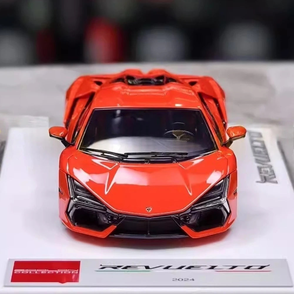[Make Up] 1:43 Lamborghini 2024 Revuelto Orange Model Car Resin