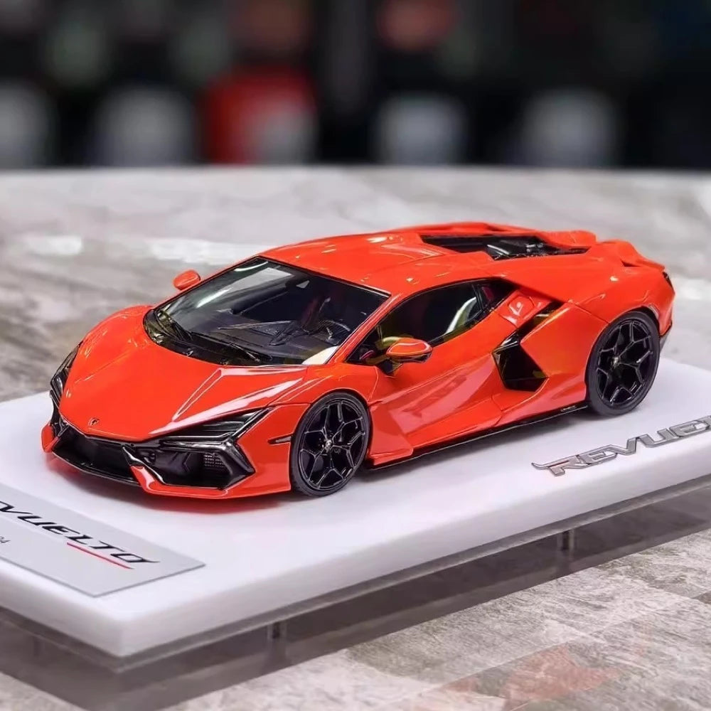 [Make Up] 1:43 Lamborghini 2024 Revuelto Orange Model Car Resin