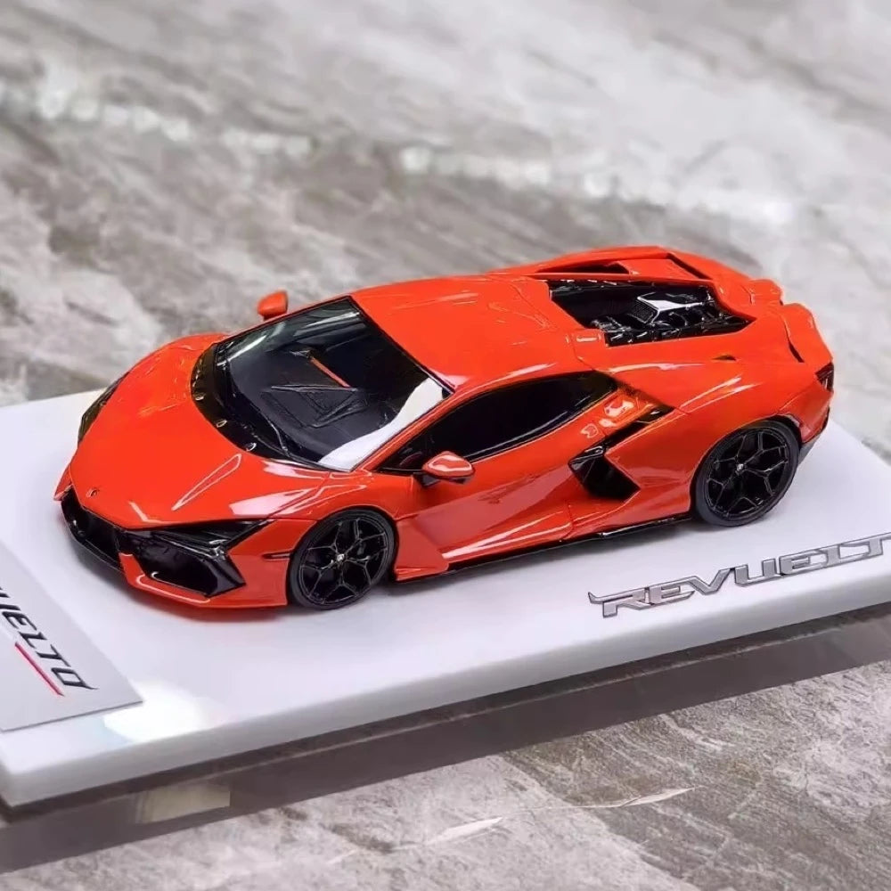 [Make Up] 1:43 Lamborghini 2024 Revuelto Orange Model Car Resin
