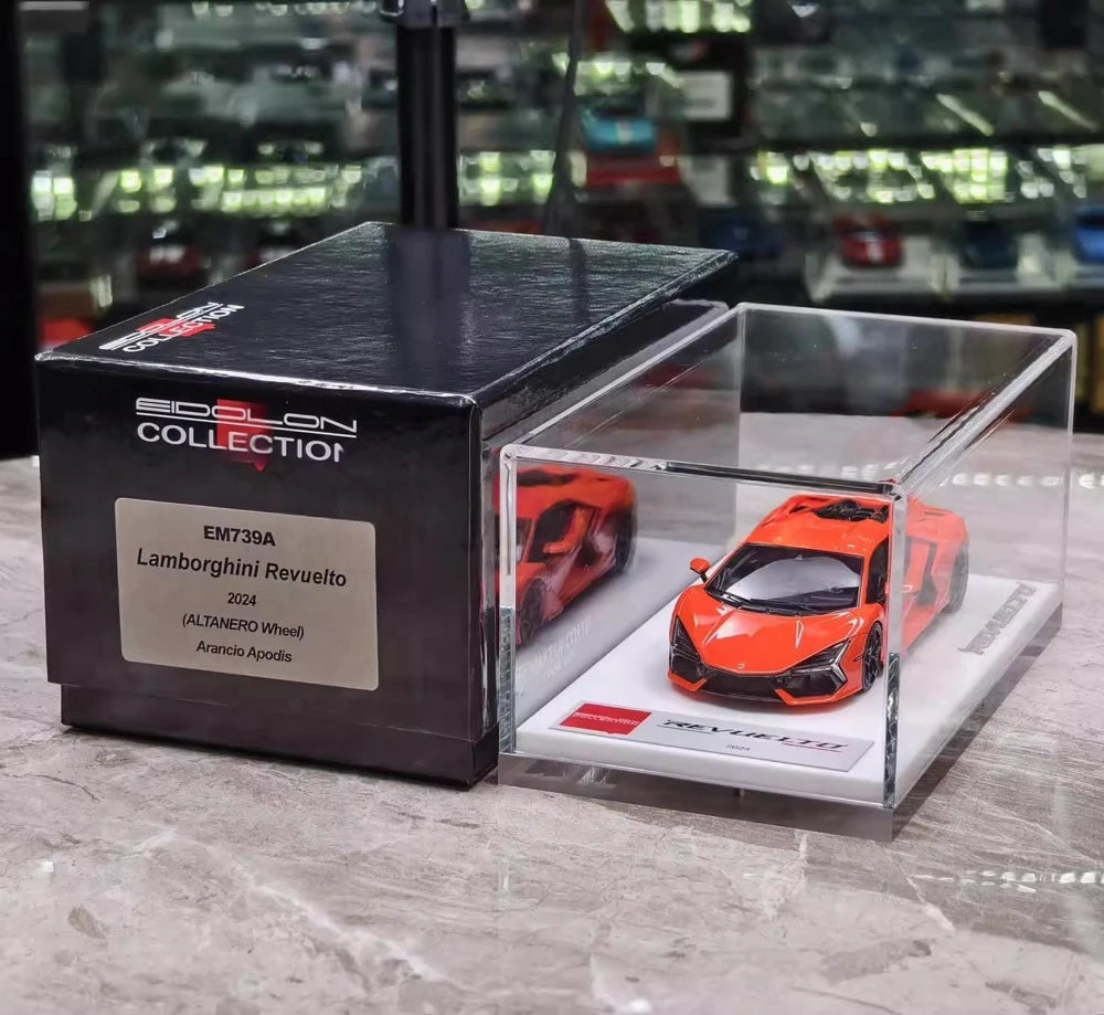 [Make Up] 1:43 Lamborghini 2024 Revuelto Orange Model Car Resin