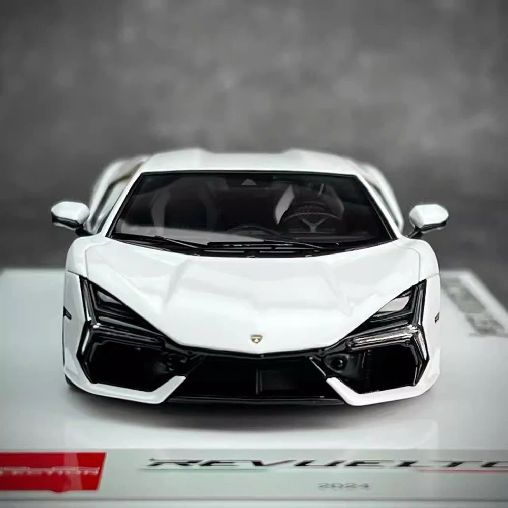 [Make Up] 1:43 Lamborghini 2024 Revuelto White Model Car Resin
