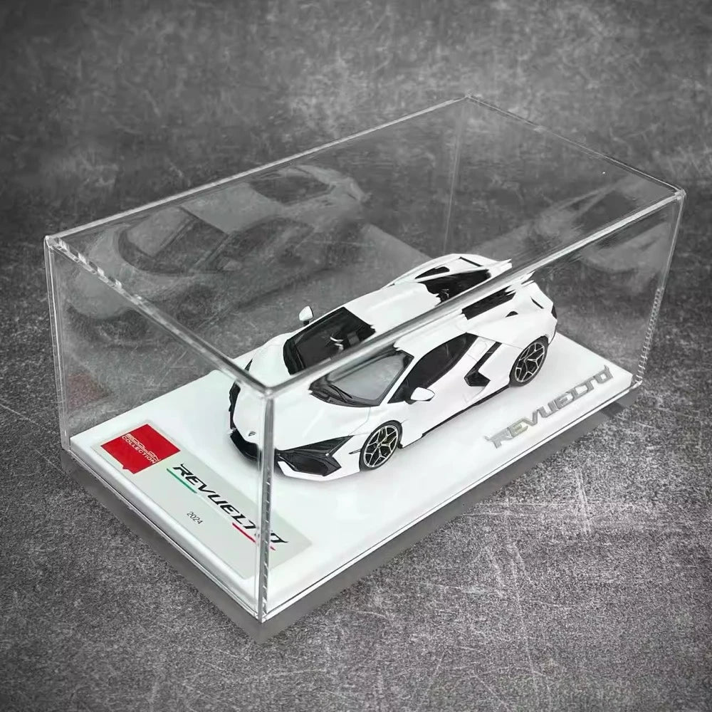 [Make Up] 1:43 Lamborghini 2024 Revuelto White Model Car Resin