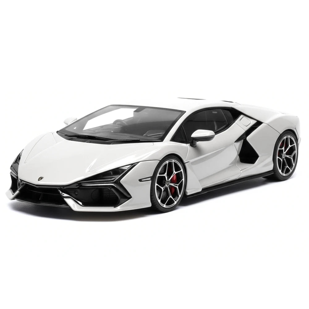 [Make Up] 1:43 Lamborghini 2024 Revuelto vit modellbil resin
