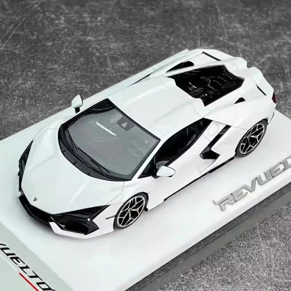 [Make Up] 1:43 Lamborghini 2024 Revuelto White Model Car Resin