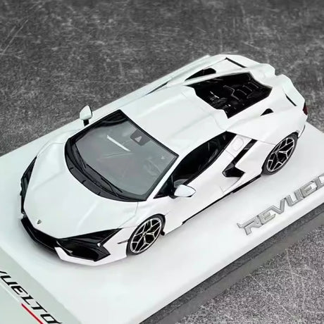 [Make Up] 1:43 Lamborghini 2024 Revuelto White Model Car Resin