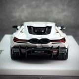 [Make Up] 1:43 Lamborghini 2024 Revuelto vit modellbil resin