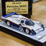 [Make Up] 1:43 Porsche 1987 962C 24H Le Mans #17 Winner Model Car Resin / Closed Body