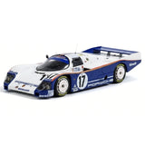 [Make Up] 1:43 Porsche 1987 962C 24H Le Mans #17 Winner Model Car Resin / Closed Body