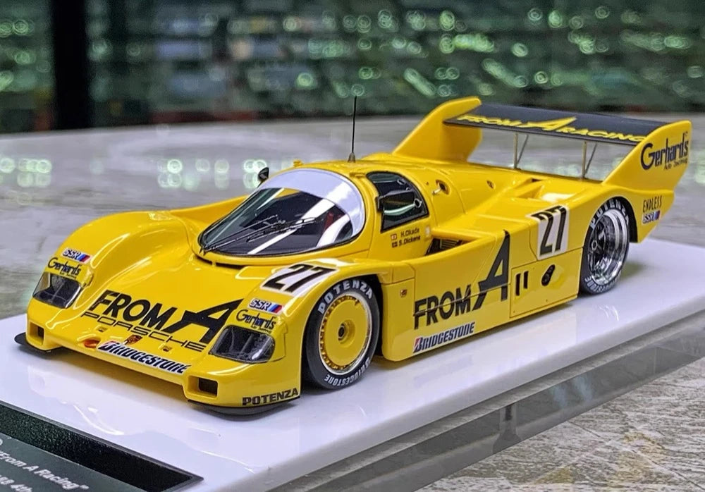 [Make Up] 1:43 Porsche 1988 962C FROM A Racing WEC in Japan No.27 pienoismalli Hartsi