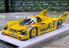 [Make Up] 1:43 Porsche 1988 962C FROM A Racing WEC in Japan No.27 Model Car Resin