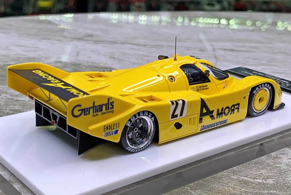 [Make Up] 1:43 Porsche 1988 962C FROM A Racing WEC in Japan No.27 Model Car Resin