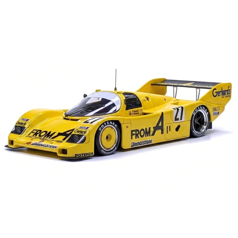 [Make Up] 1:43 Porsche 1988 962C FROM A Racing WEC in Japan No.27 Model Car Resin