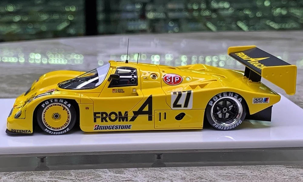 [Make Up] 1:43 Porsche 1989 962C FROM A da corsa JSPC No.27 modellino di auto resina