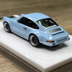[Make Up] 1:43 Porsche 1990 911 964 Singer Cyan Model Car Resin