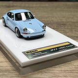[Make Up] 1:43 Porsche 1990 911 964 Singer Cyan Model Car Resin
