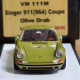 [Make Up] 1:43 Porsche 1990 911 964 Singer vert voiture miniature Resin