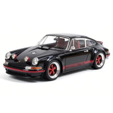 [Make Up] 1:43 Porsche 1990 911 964 Singer with Fog Lamps CY ブラック モデルカー レジン