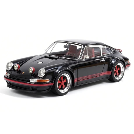 [Make Up] 1:43 Porsche 1990 911 964 Singer with Fog Lamps CY Black Model Car Resin