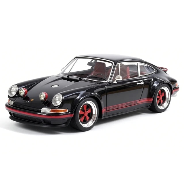 [Make Up] 1:43 Porsche 1990 911 964 Singer with Fog Lamps CY ブラック モデルカー レジン