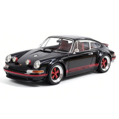 [Make Up] 1:43 Porsche 1990 911 964 Singer with Fog Lamps CY Black Model Car Resin