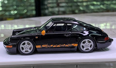 [Make Up] 1:43 Porsche 1992 911 964 Carrera RS nero modellino di auto resina