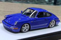 [Make Up] 1:43 Porsche 1992 911 964 Carrera RS Blue Model Car Resin