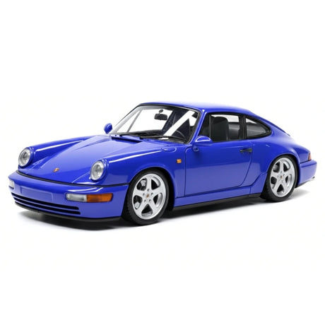 [Make Up] 1:43 Porsche 1992 911 964 Carrera RS Blue Model Car Resin