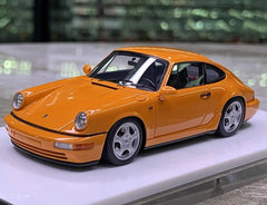 [Make Up] 1:43 Porsche 1992 911 964 Carrera RS Orange Model Car Resin