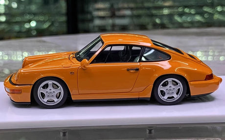 [Make Up] 1:43 Porsche 1992 911 964 Carrera RS Orange Model Car Resin