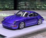 [Make Up] 1:43 Porsche 1992 911 964 Carrera RS Purple Model Car Resin