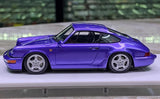 [Make Up] 1:43 Porsche 1992 911 964 Carrera RS Purple Model Car Resin
