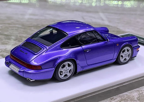 [Make Up] 1:43 Porsche 1992 911 964 Carrera RS Purple Model Car Resin
