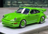 [Make Up] 1:43 Porsche 1993 911 964 Carrera RS 3.8 グリーン モデルカー レジン