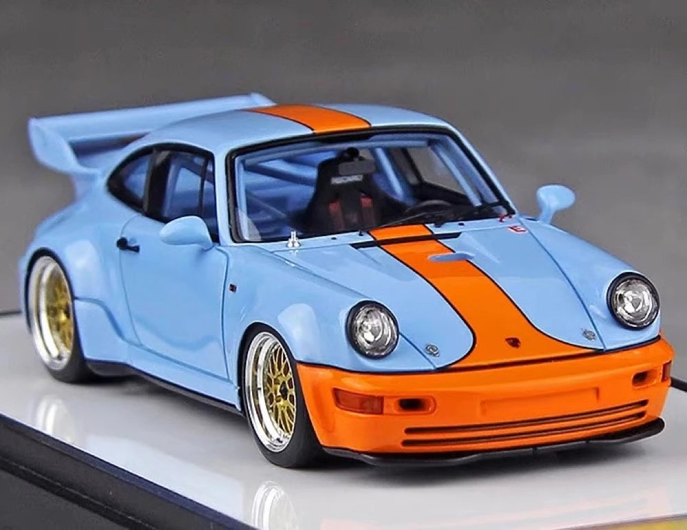 [Make Up] 1:43 Porsche 1993 911 964 RSR 3.8 Gulf Model Car Resin