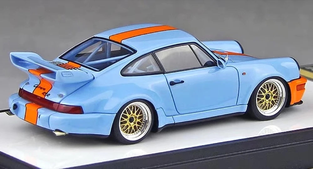 [Make Up] 1:43 Porsche 1993 911 964 RSR 3.8 Gulf Model Car Resin